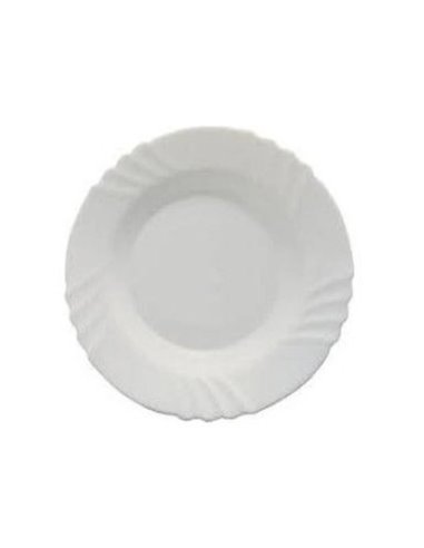 Plato Blanco Postre 20 cm Modelo Ebro Referencia HAE01003