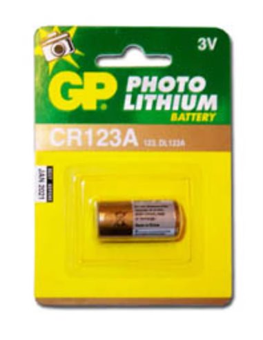 GP PILES AU LITHIUM CR123A 3V 1 UNITÉ