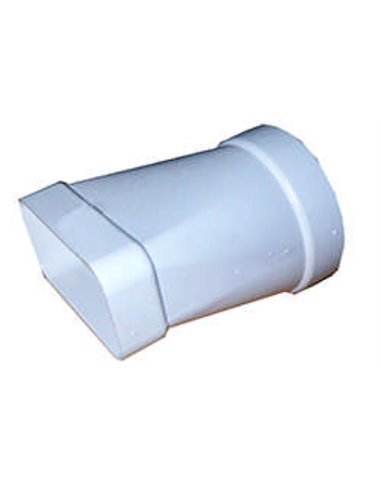 Attacco misto PVC bianco da 100 uscite gas 110106 rif. 0520