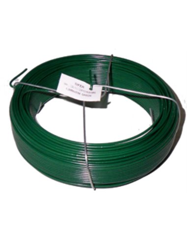 Fil plastifié vert Sifer-AVL n°7 1,2 mm Rouleau de 50 m