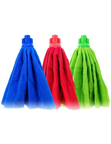 Tricolor Microfiber Ballerina Mop