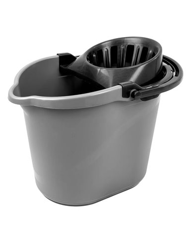 Limited Edition 15L Grey Bucket with Wringer