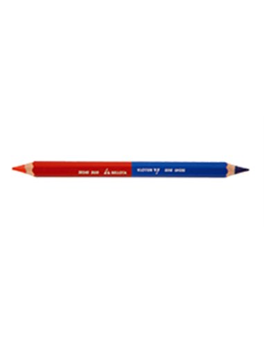 Pacote de 3 Lápis Duo 50245-3 Azul-Vermelho Proplac