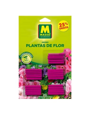 Dünger für Blumenpflanzen MASSO GARDEN BLI 25x1,8 GR