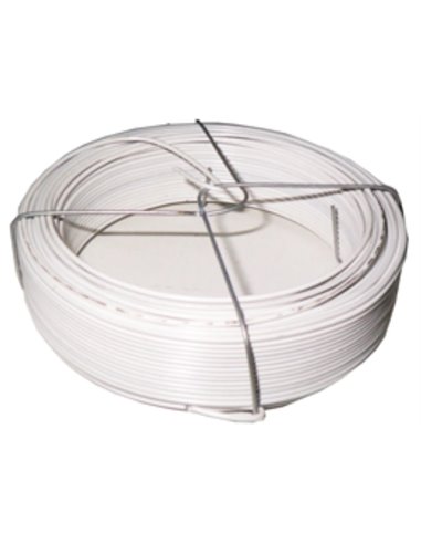 Alambre Sifer-AVL Plastificado Blanco N° 7 (1.2 mm) 50 m Rollo