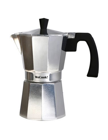 WECOOK Paola Cafetière traditionnelle en aluminium 9 tasses 40109