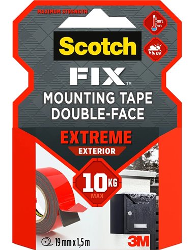 Cinta Doble Cara de Montaje Fuerte 1.5m x 19mm 3M Scotch 40011915