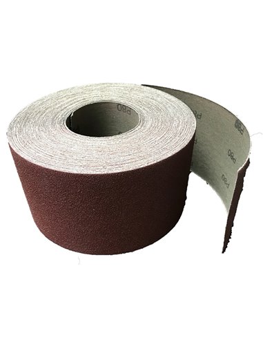 SIFER SANDING ROLL 70-F FLEXIBLE FABRIC 100X25M P120 9652