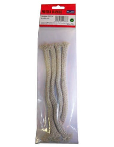 Replacement torches bamboo wick 22 cm bag of 4 units