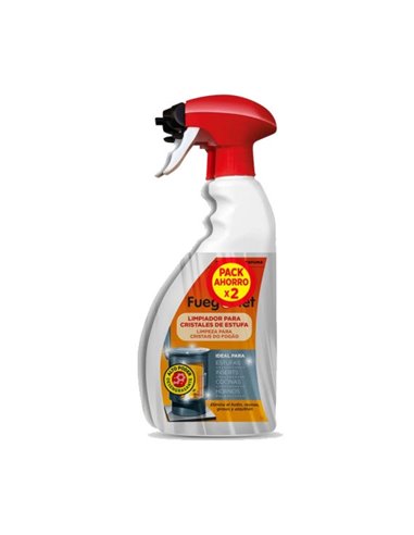 Masso Fuego Net Glass Cleaner for Stoves 750ml Pack of 2