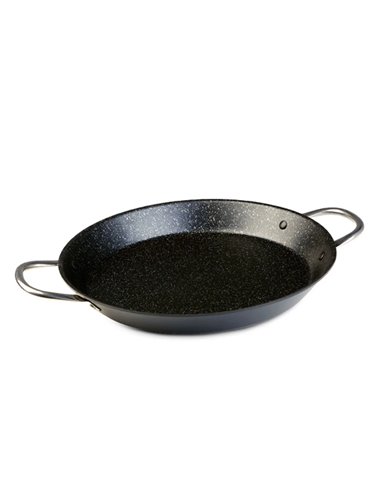 WECOOK Poêle à Paella 46 cm Aluminium Antiadhésif 3 mm Tout Feu Granit 77046