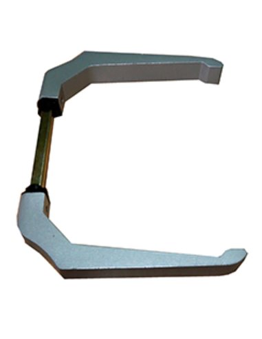 Jeu de guidons ALMA 107 argent, axe 8 mm