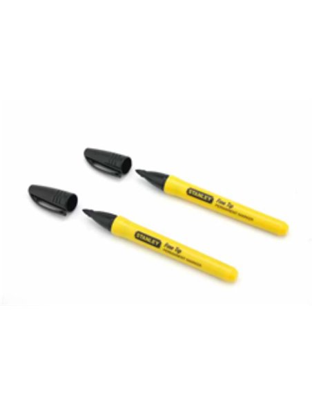 Marcador Stanley Fine Point Preto 0-47-316BL 2 Unidades