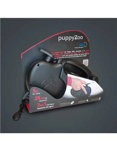 Ausziehbare Hundeleine mit Wasserspray PuppyZoo REF 452