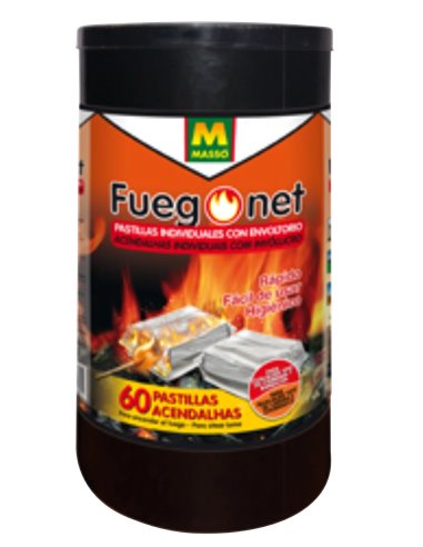 MASSO FUEGONET 60 SELF-IGNITING TABLETS WRAPPED