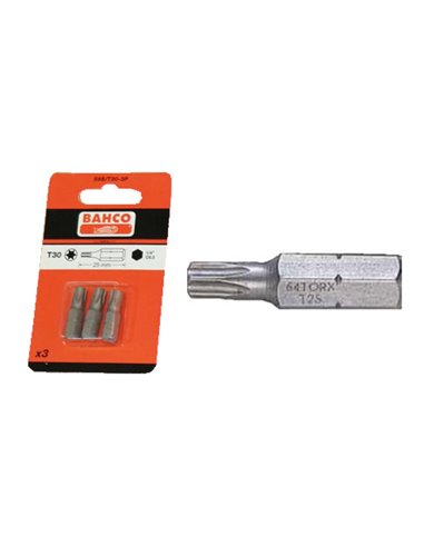 BAHCO TORX TIP T30 3P 1/459 S/T-30x2559S/T