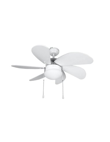 Orbegoz Ceiling Fan 76 cm White 1 E14 50W CP15076 Ref 15464