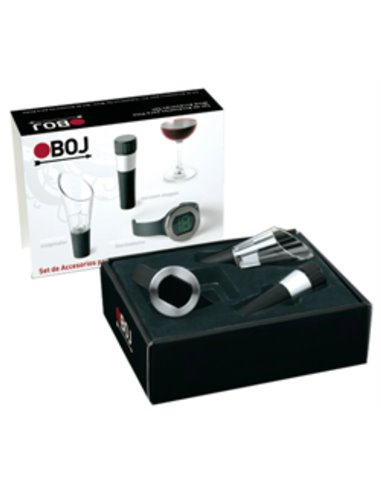 Conjunto de acessórios para vinho 3 peças BOJ 10125