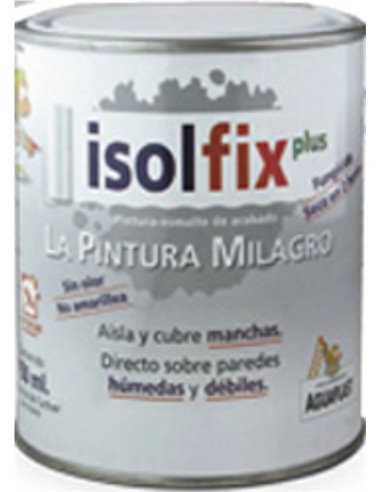 AGUAPLAST ISOLFIX PLUS PINTURA-ESMALTE BLANCO BOTE 750ML3404006