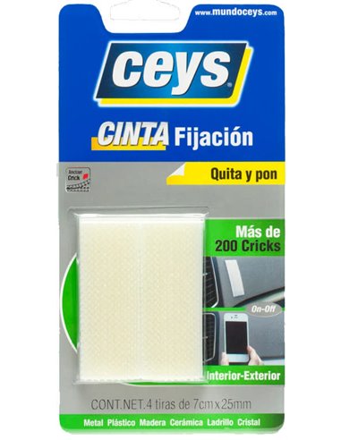 CEYSTACKCEYS CRIK BLANCO QUITAYPON 4 TIRAS 7 CMx25MM5300507625