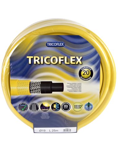 HOZELOCK MANGUERA TRICOFLEX AMARILLA 5 CAPAS  19 � X 25 M116887