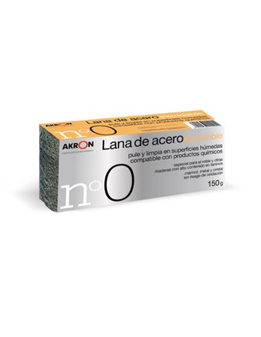 LANA ACERO AKRON INOXIDABLE N� 0 ROLLO 150 GR. REF.2294