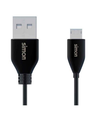 SIMON CABLE USB 2.0 A - USB MICRO NEGRO 1 M MU112201