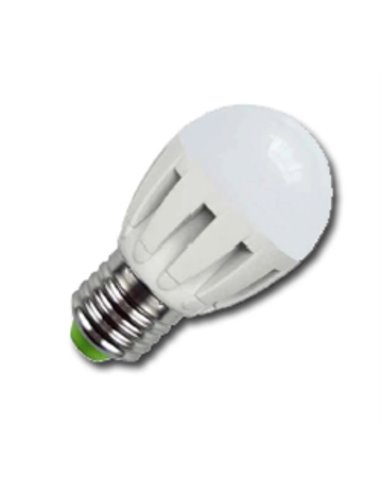 LED LAMPARA ESFERICA   5WH E27 LUZ CALIDA 77ESF6E272702