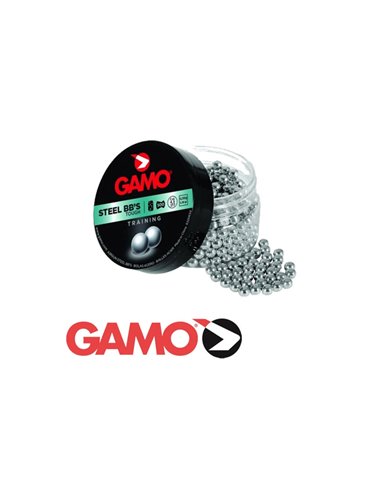 GAMO PLOMILLOS BOLA ACERO BBS500 CAL 4,4x500 UND C/PLAS 6320634