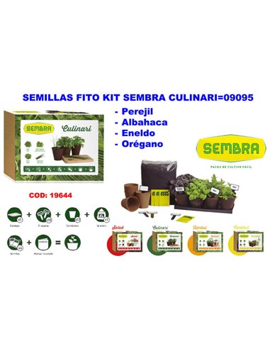 SEMILLAS FITO FINSTOCK KIT SEMBRA CULINARI09095