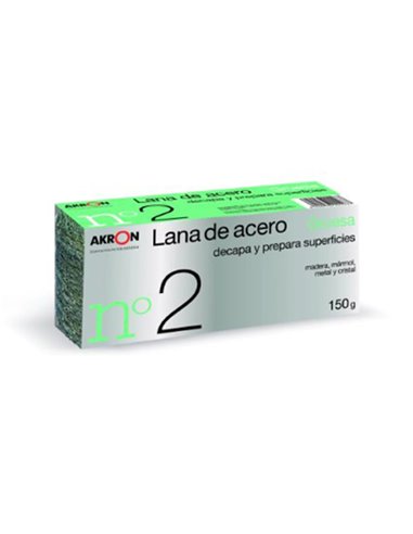 LANA ACERO AKRON GRUESA N� 2 ROLLO 150 GR. REF.2293