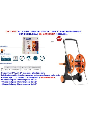 GF CARRO PORTAMANGUERAS PARA 70mX1/2�/60mX5/8�/50mX3/4�80005744