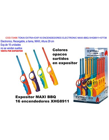 TOKAI EXPOSITOR 16 ENCENDEDOR ELECT.LLAMA BBQMAXI XHG891157738