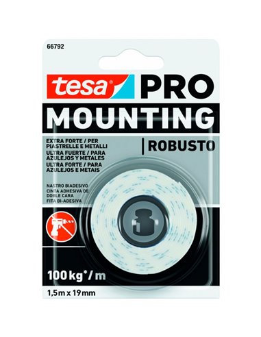 TESA MOUNTING CINTA ADH.DOBLE CARA ULTRA BLIST-1.5MTx19MM66792