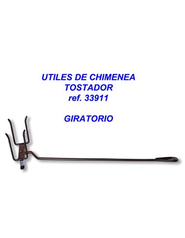 UTILES CHIMENEA TOSTADOR GIRATORIO 450 MM   33911