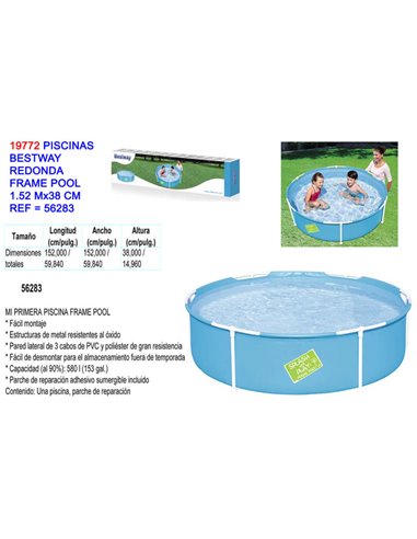 PISCINAS REDONDA INFANTIL FRAME POOL 152x38 56283