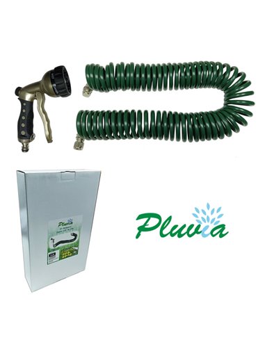 PLUVIA MANGUERA ESPIRAL 3/8x15,0 MTS+PISTOLA+ACCES.X949-847Y7AG