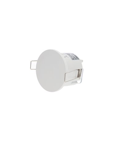 James recessed detector in the ceiling White