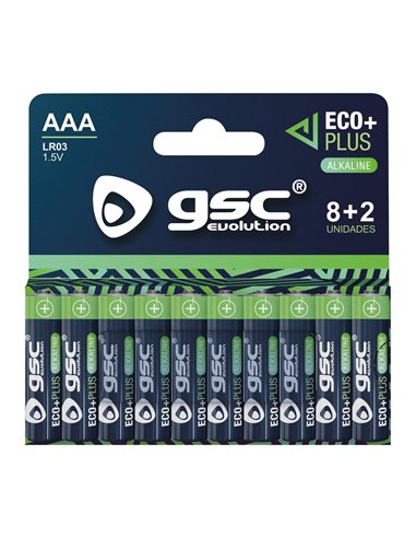 GSC EcoPlus alkaline LR03 (AA) Battery 10pcs/pack