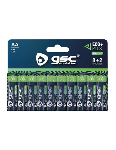 GSC EcoPlus alkaline LR6 (AAA) Battery 10pcs/pack