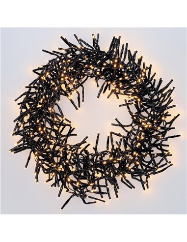 5M LED CLUSTER garland 500 LEDs Warm light