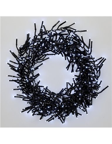 5M LED CLUSTER garland 500 LEDs cold light