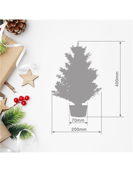 Silat Christmas tree 40cm 1