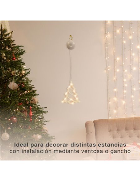 Pine tree LED hanging decoration