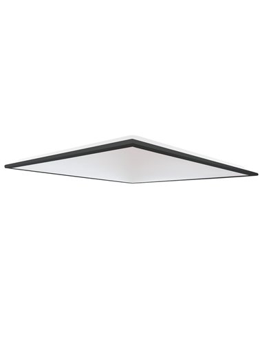 Panel LED empotrable "Ubari" (40W 4200K 4650lm) IP20 595x595x30mm fabricado en poliestireno y aluminio color negro