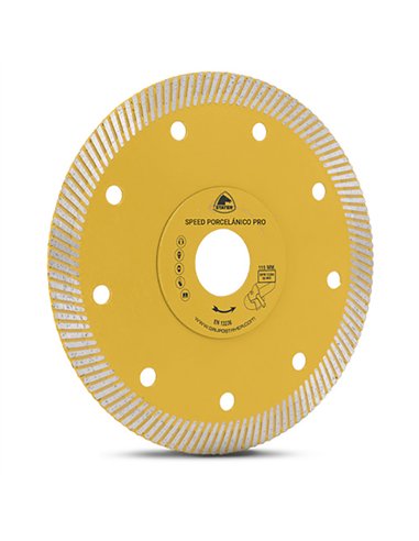 STAYER Disco porcelánico “Spedd Pro H 10mm” para corte multimaterial (hasta 13300 RPM) Ø115xØ10mm color amarillo