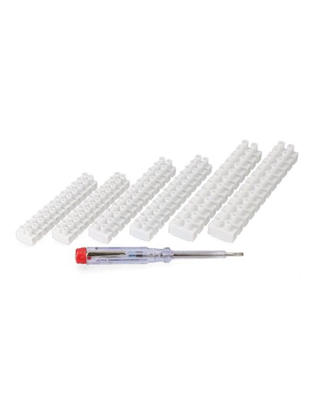 Kit para bricolaje eléctrico de destornillador + regletas de conexión