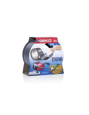 GEKO Cinta americana “USA” con adhesivo termofusible 50mm x 10m resistente al agua