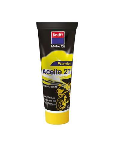 KRAFFT Aceite de motor 2T “Premium” para motos y scooters de refrigeración líquida o de aire (125ml)