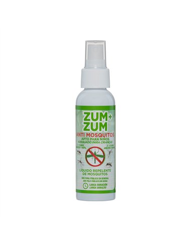 ZUM Spray repelente de mosquitos personal sin manchas (100ml)